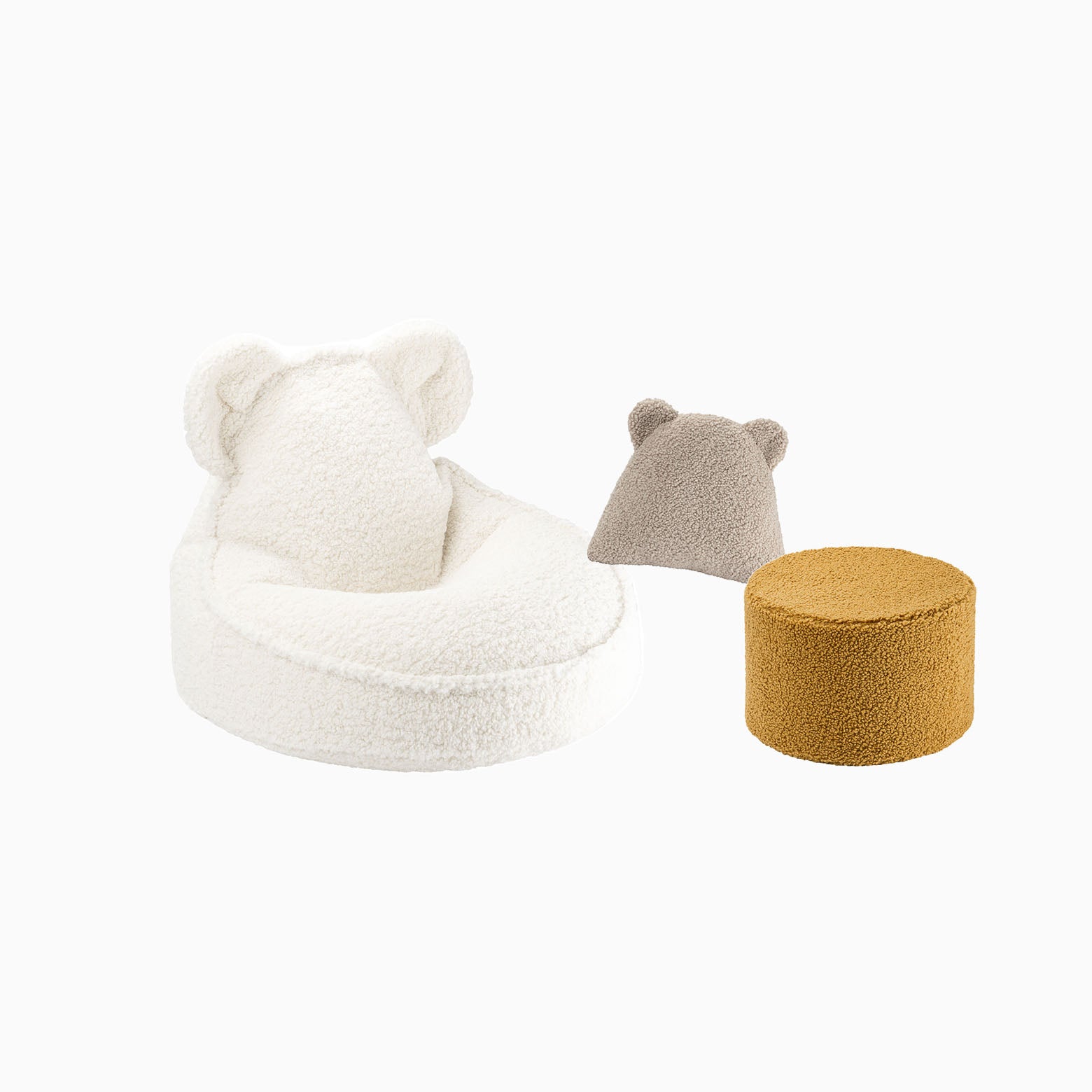 Wigiwama poef zitzak en kussen