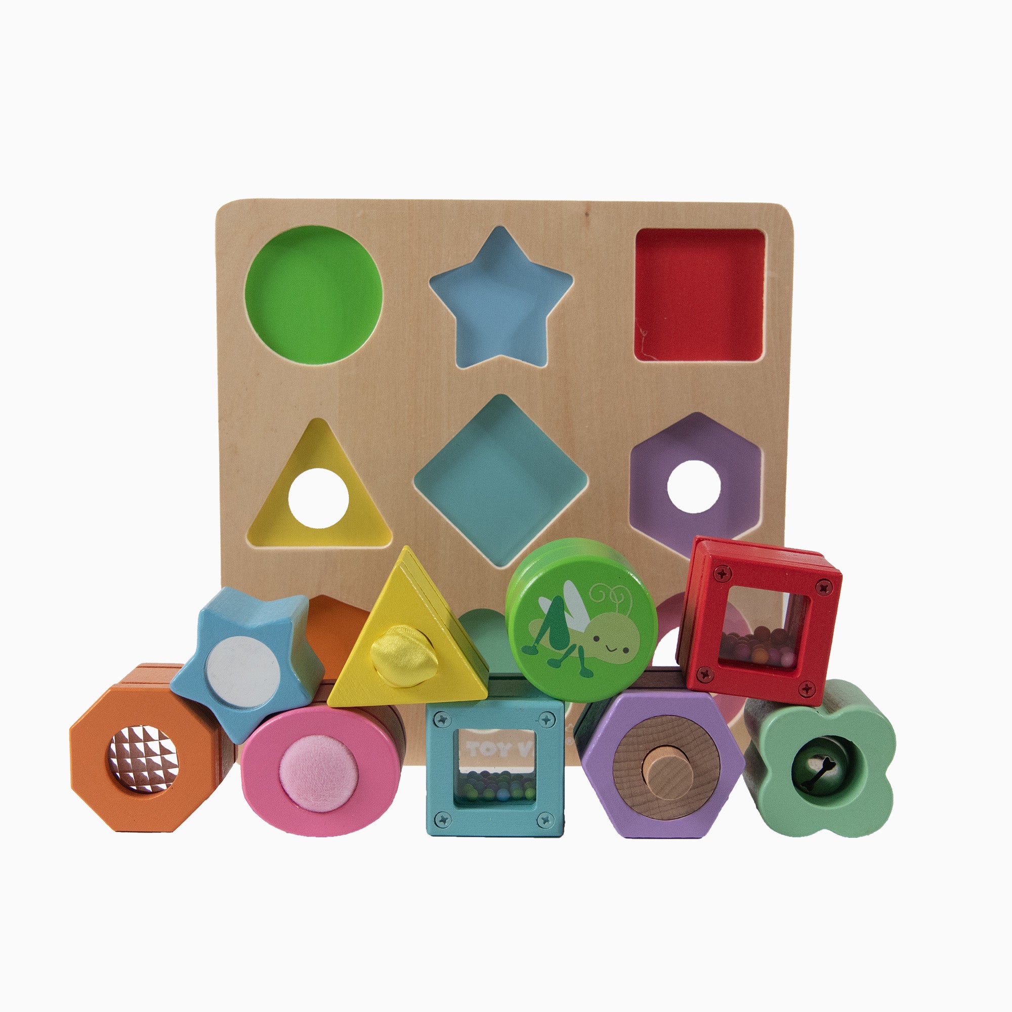 Le Toy Van ontdek en puzzelblokken hout